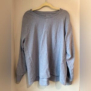 Athleta Light Gray Crewneck Sweatshirt
